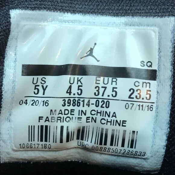 Nike Air Jordan 3 Retro 'Cyber Monday' Black Leather 398614-020 Women's Size 6.5 - Picture 11 of 12